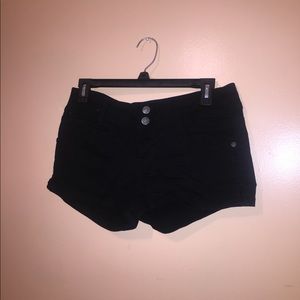 Black booty short